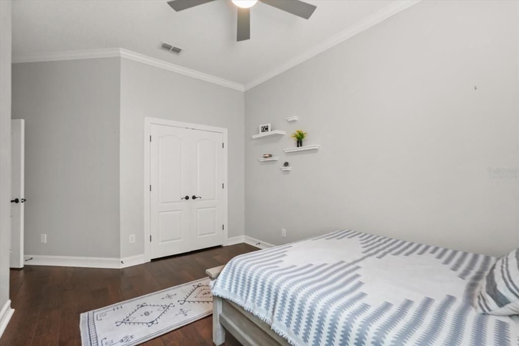Bedroom, Interior, Wood Texture Flooring