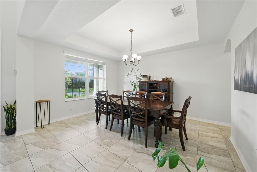 Chandelier, Dining room, Interior