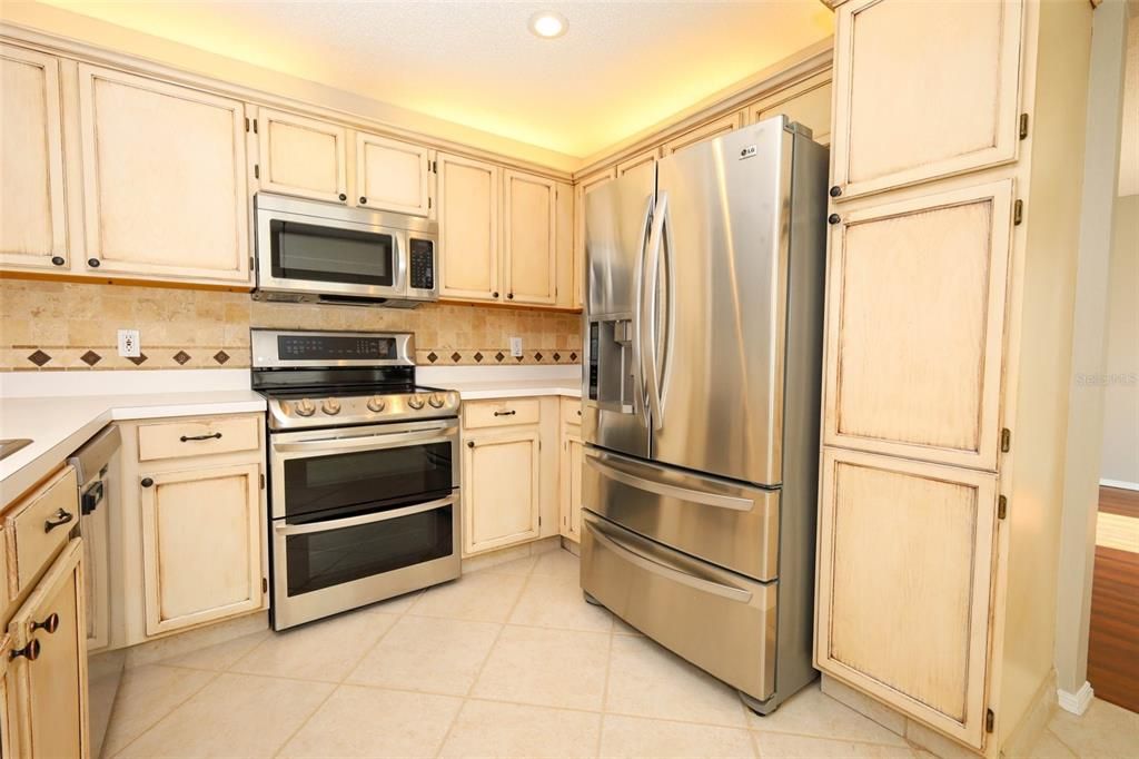 Interior, Kitchen, Recessed Lighting, Stainless Steel Appliances