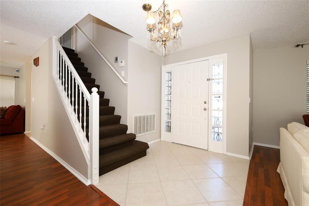 Chandelier, Interior, Wood Texture Flooring