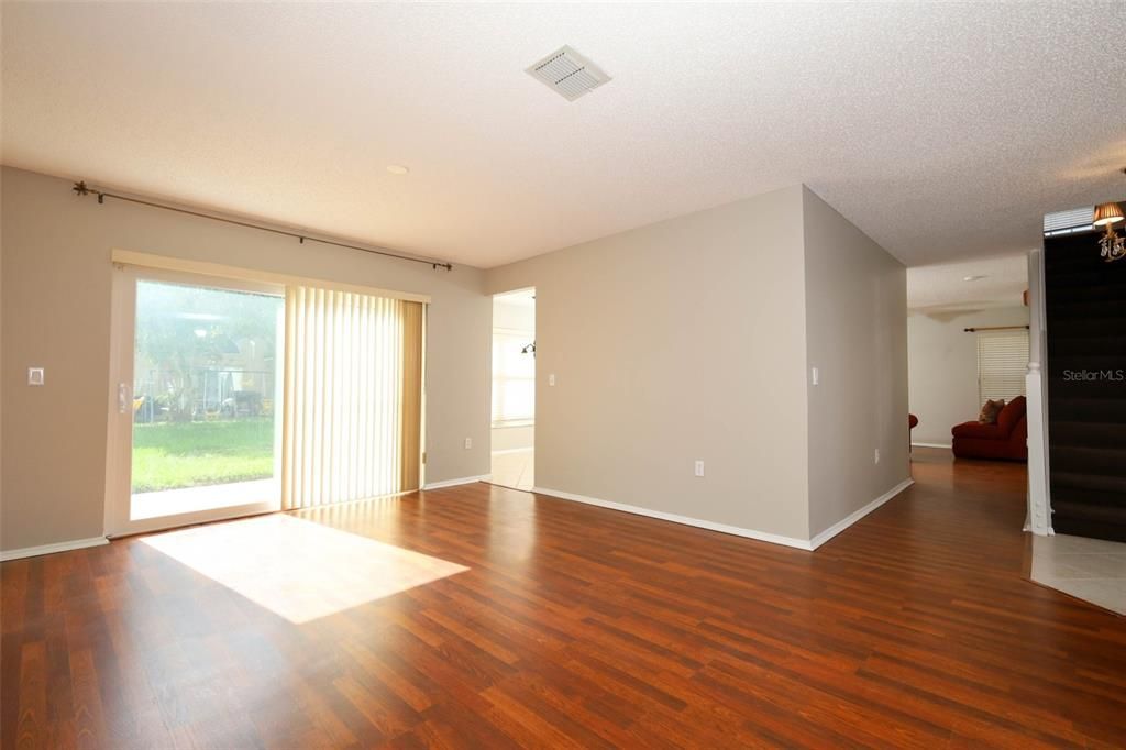 Empty room, Interior, Wood Texture Flooring