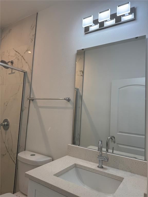 Bathroom, Glass Shower, Interior, Marble Walls