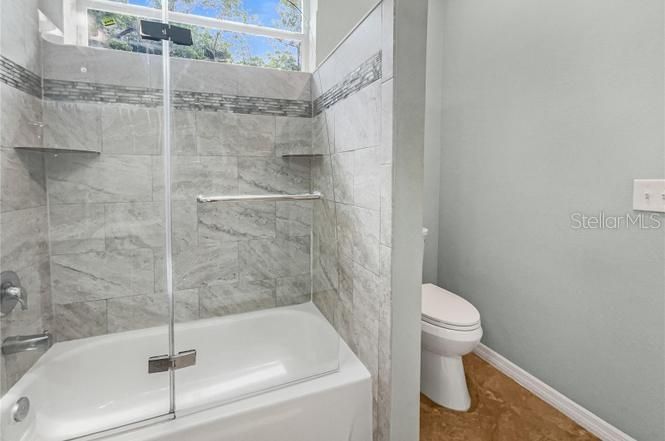 Bathroom, Glass Shower, Interior, Marble Walls