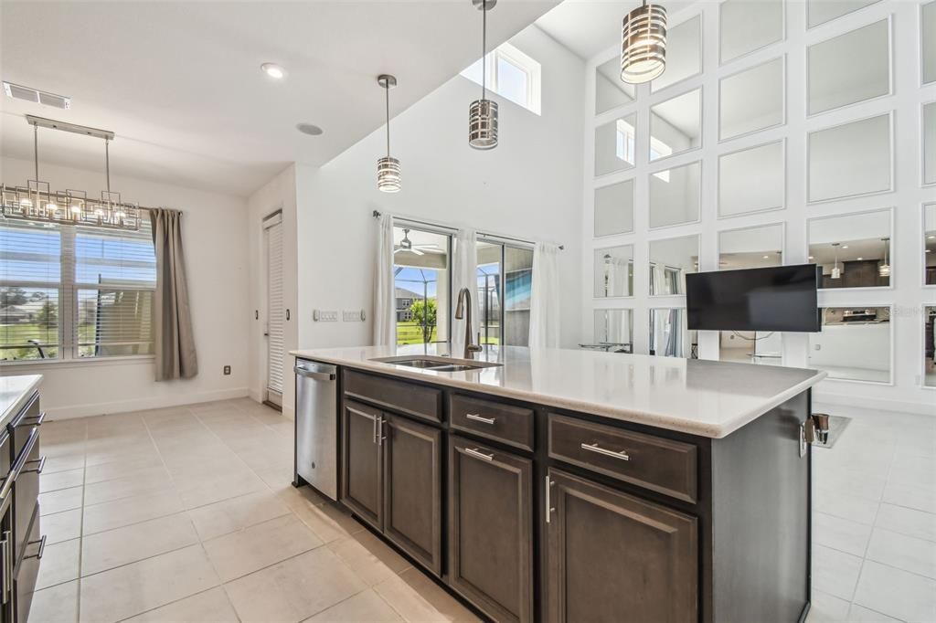 Interior, Kitchen, Pendant Lights, Recessed Lighting