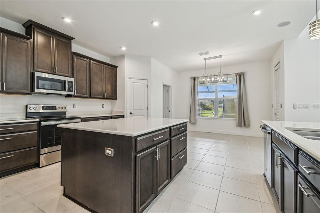 Interior, Kitchen, Pendant Lights, Recessed Lighting