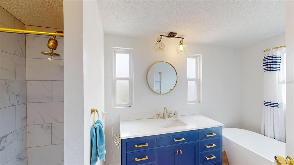 Bathroom, Interior, Marble Walls