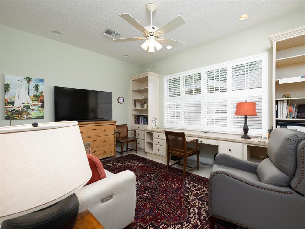 Home Office, Interior, Recessed Lighting
