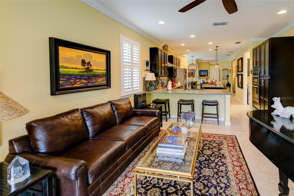 Interior, Kitchen, Living room, Pendant Lights, Recessed Lighting