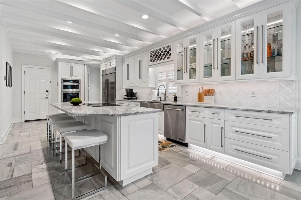 Interior, Kitchen, Recessed Lighting, Stainless Steel Appliances