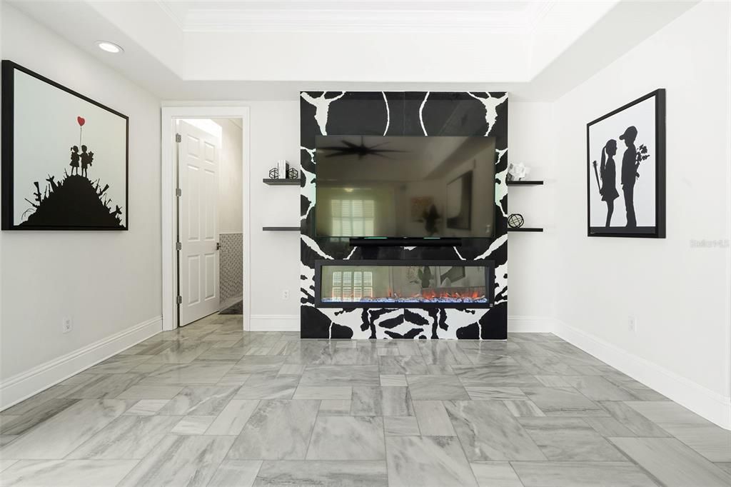 Interior, Marble, Recessed Lighting