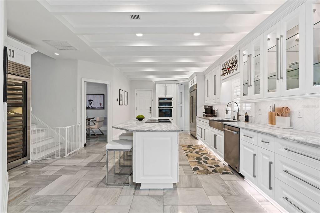 Interior, Kitchen, Recessed Lighting, Stainless Steel Appliances