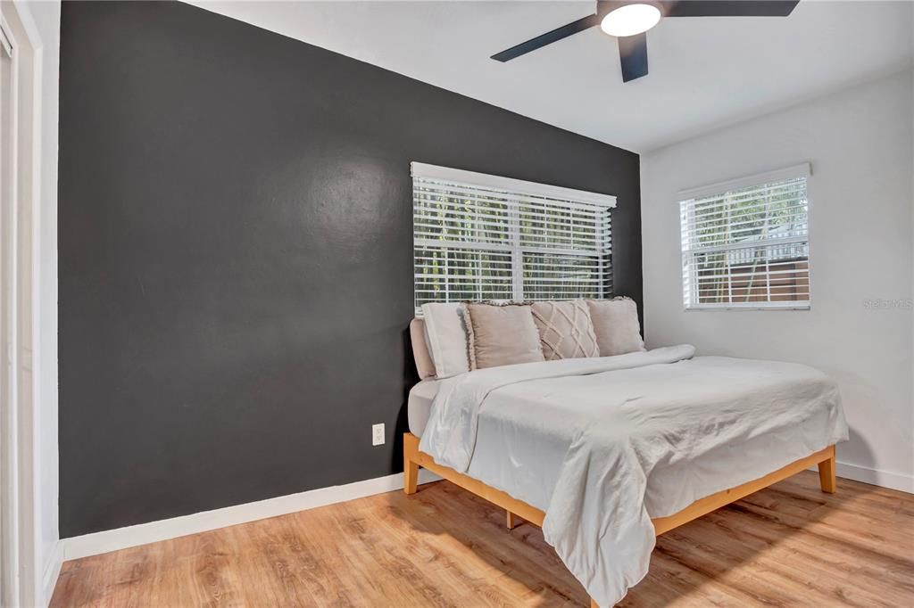 Bedroom, Interior, Wood Texture Flooring