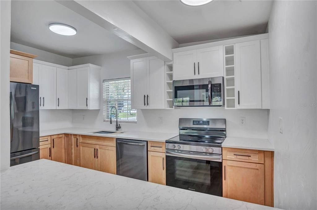 Interior, Kitchen, Recessed Lighting, Stainless Steel Appliances