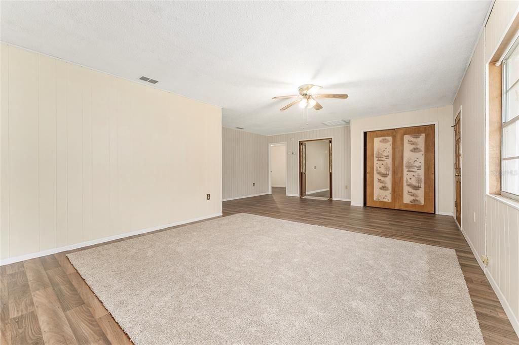 Empty room, Interior, Wood Texture Flooring