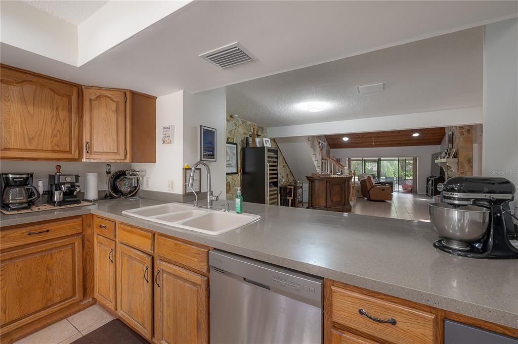 Interior, Kitchen, Recessed Lighting, Stainless Steel Appliances