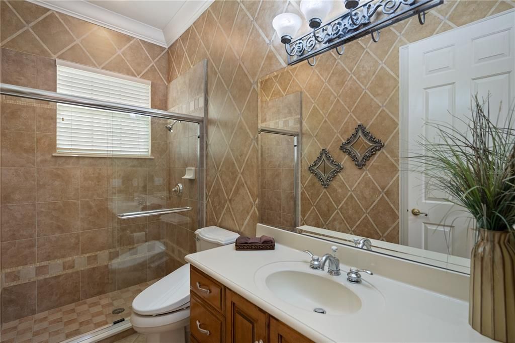 Bathroom, Glass Shower, Interior