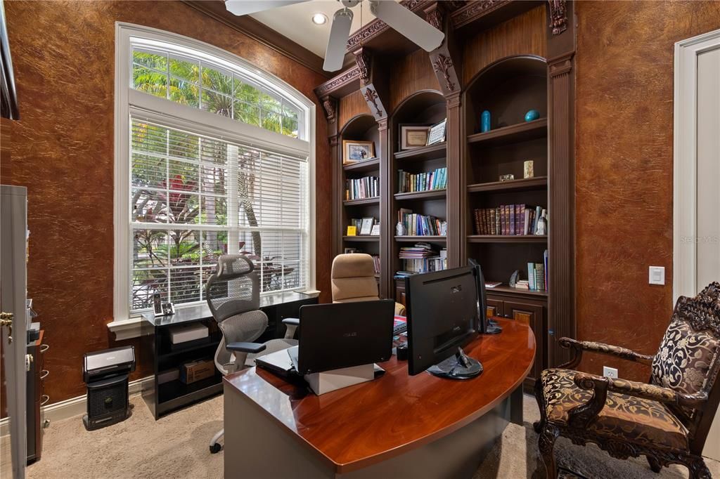 Home Office, Interior, Recessed Lighting