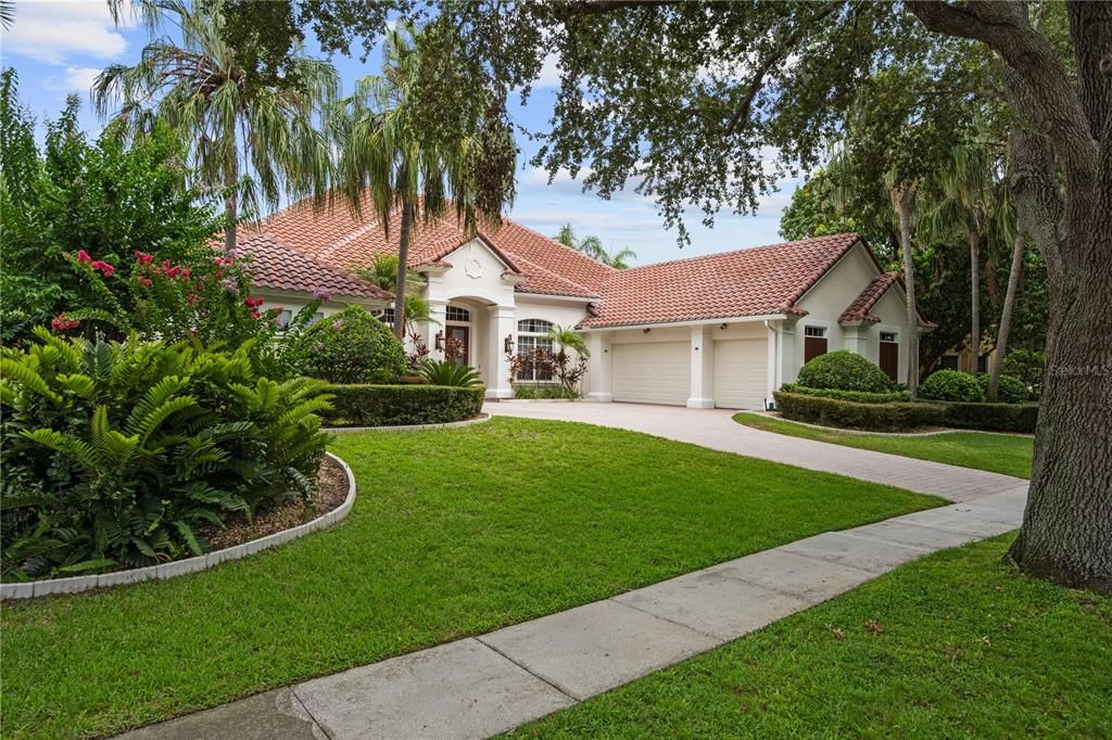 Attached, Backyard, Exterior, Facade, Spanish Mediterranean