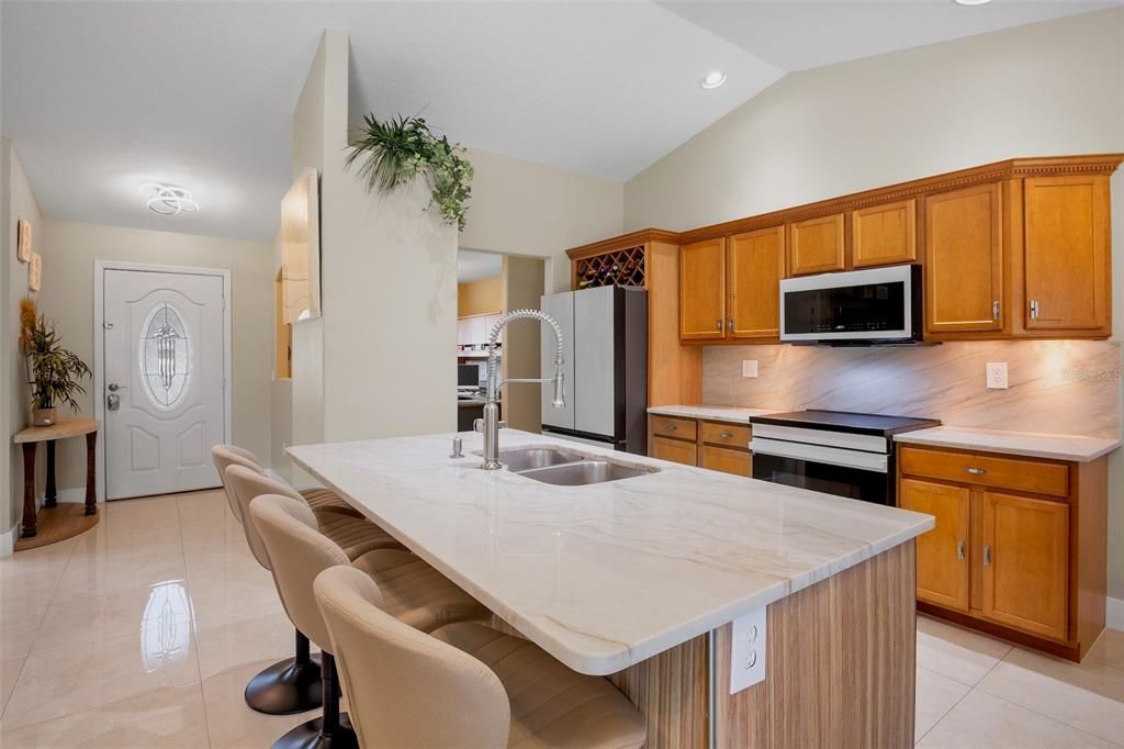 Interior, Kitchen, Recessed Lighting, Stainless Steel Appliances