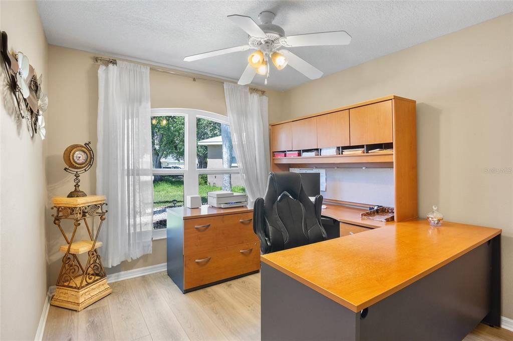 Home Office, Interior, Wood Texture Flooring