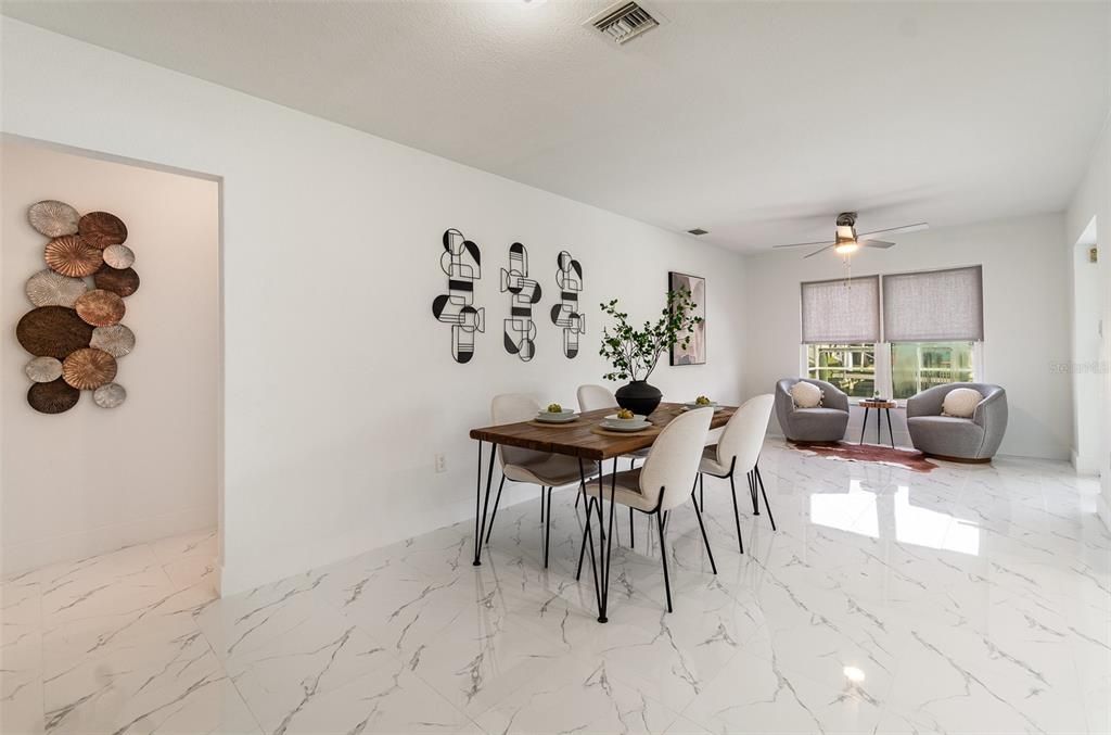 Dining room, Interior, Living room, Marble