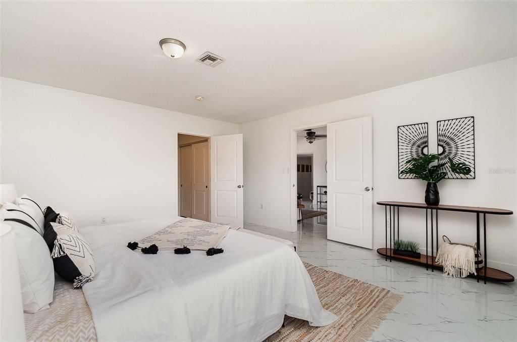 Bedroom, Interior, Marble
