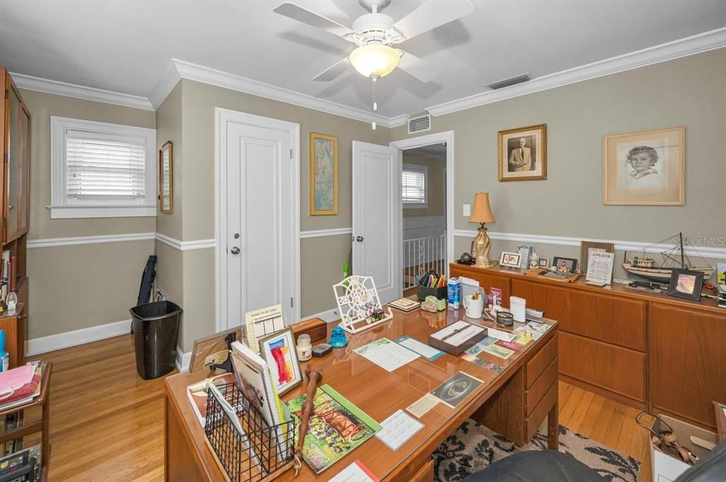 Home Office, Interior, Wood Texture Flooring