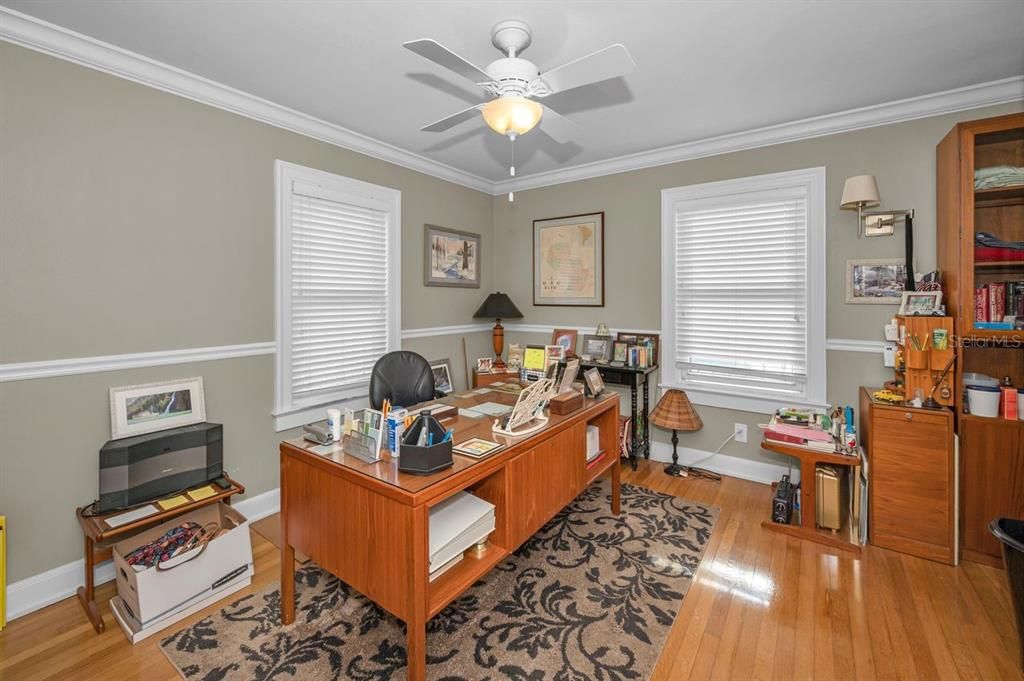 Home Office, Interior, Wood Texture Flooring