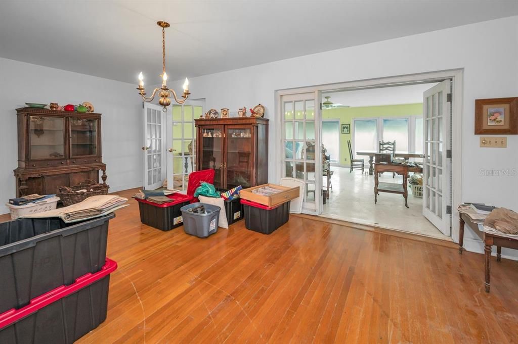 Chandelier, Interior, Living room, Wood Texture Flooring