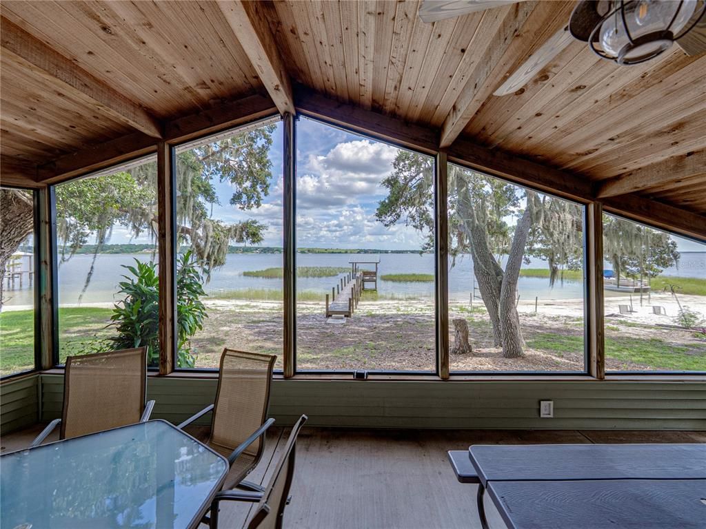 Interior, Sun Room, Water, Wooden Ceilings, Wood Texture Flooring