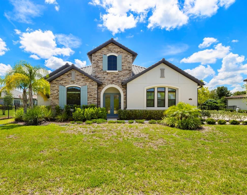 Backyard, Exterior, Facade, Brick Traditional