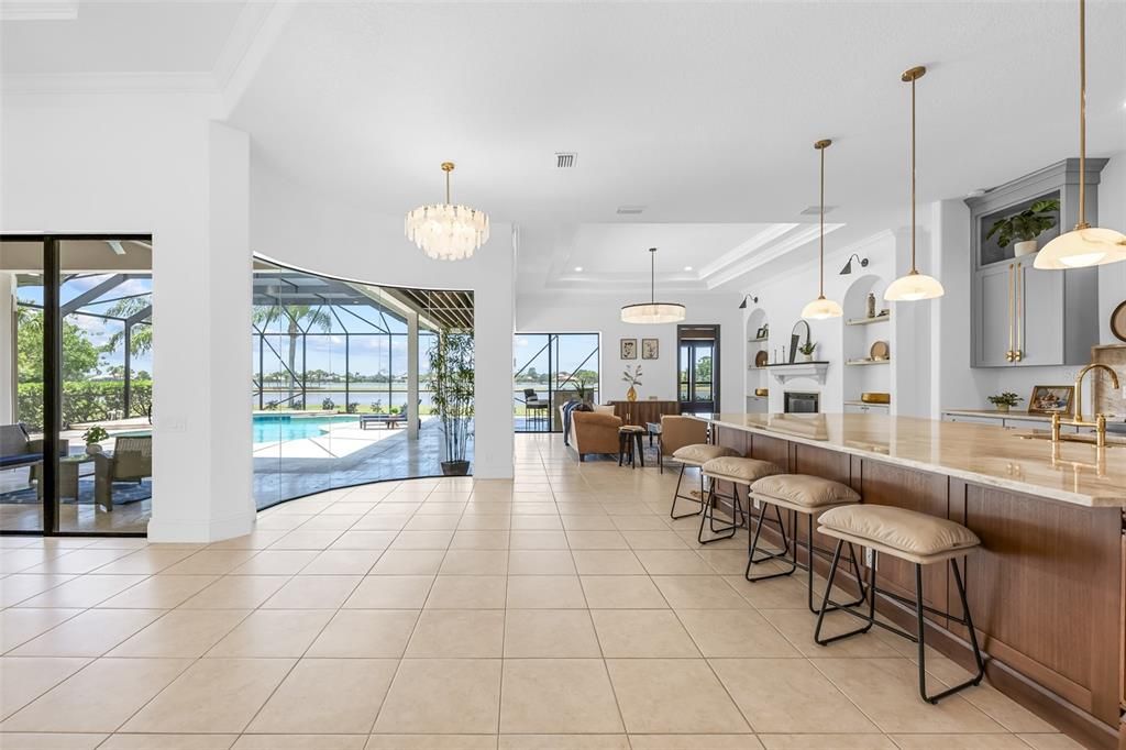 Chandelier, Interior, Pendant Lights, Recessed Lighting, Water