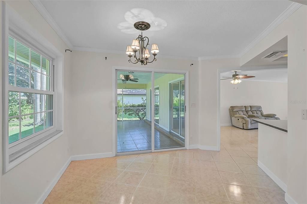 Chandelier, Empty room, Interior