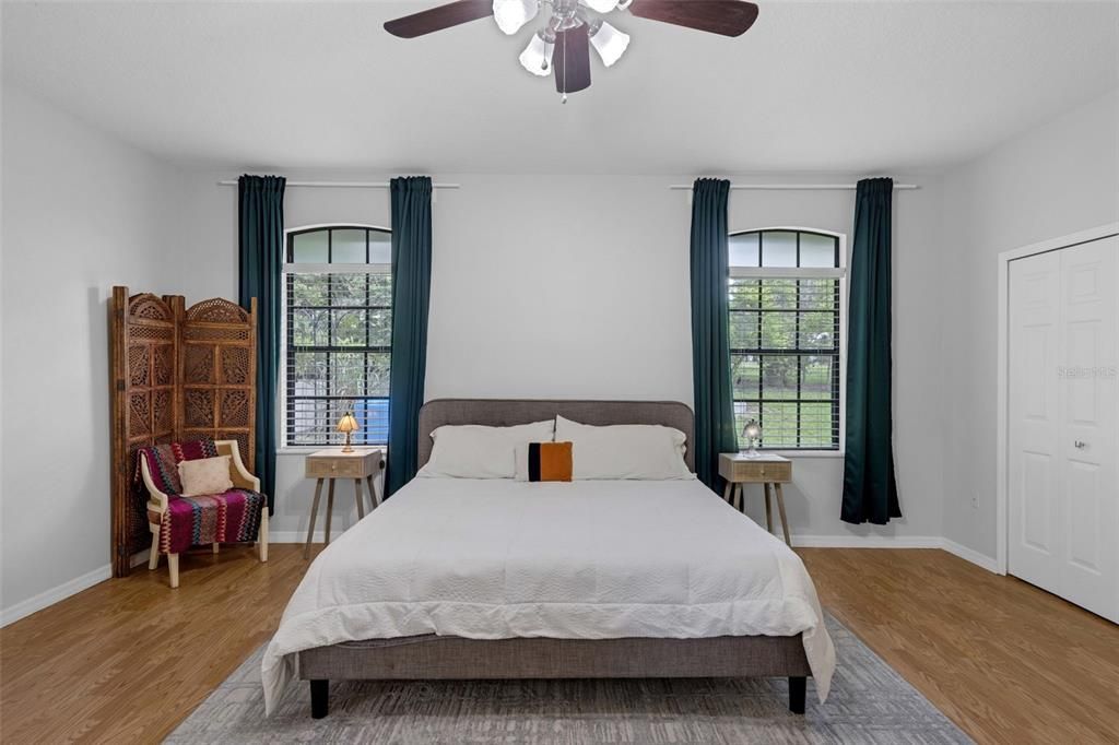Bedroom, Interior, Wood Texture Flooring