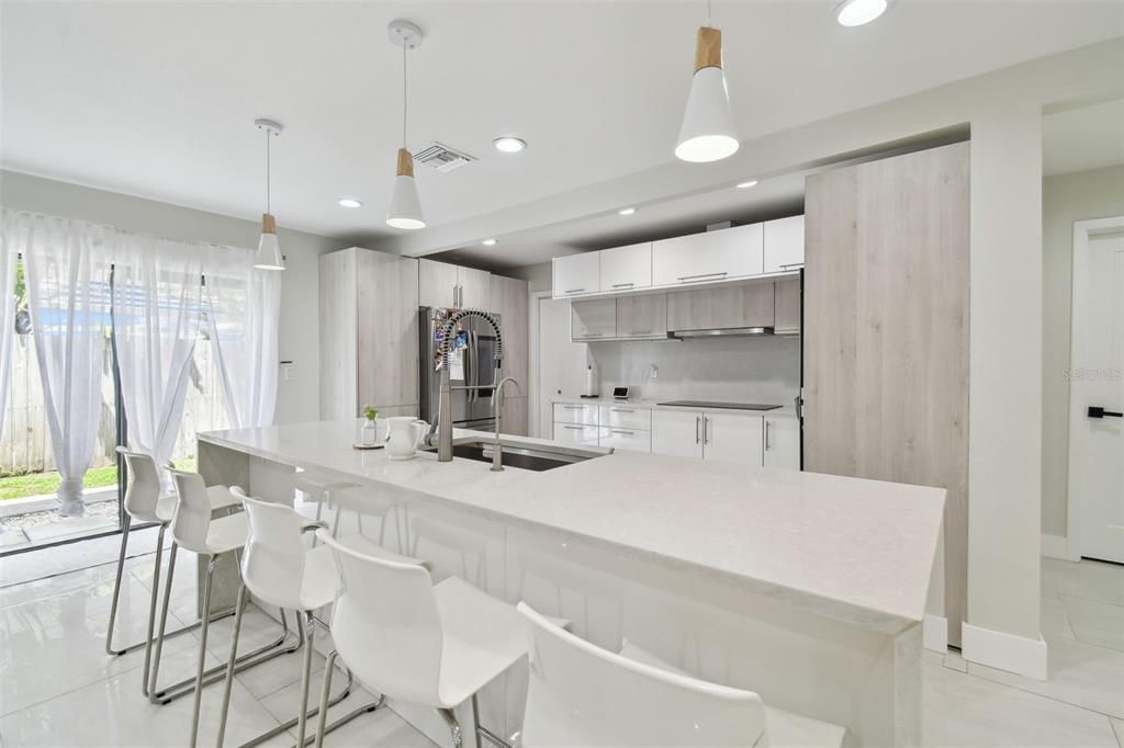Interior, Kitchen, Pendant Lights, Recessed Lighting