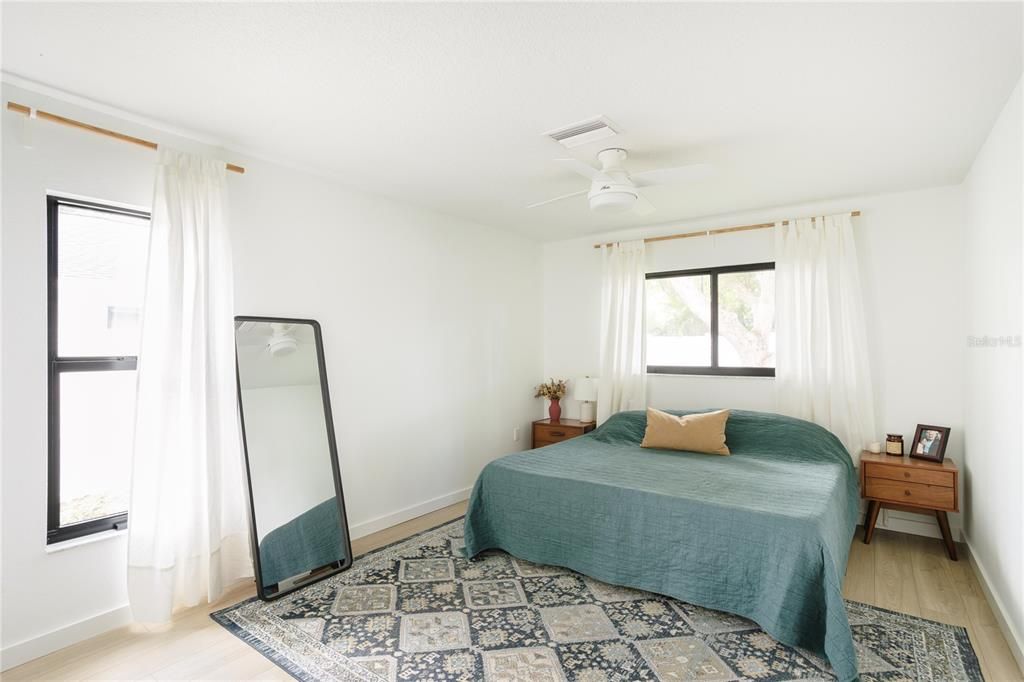 Bedroom, Interior, Wood Texture Flooring
