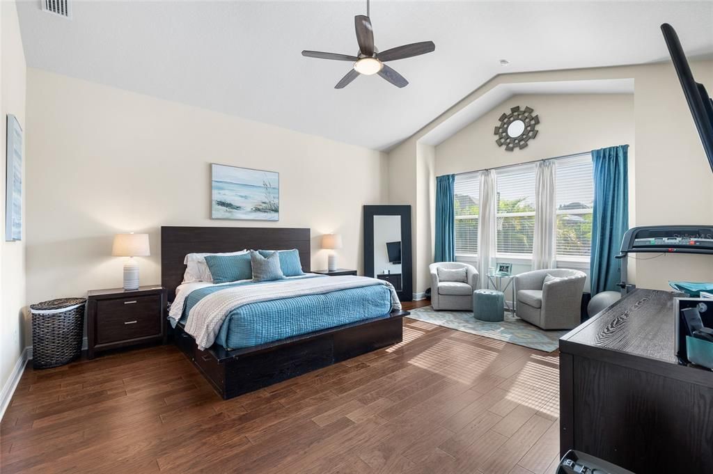 Bedroom, Interior, Wood Texture Flooring