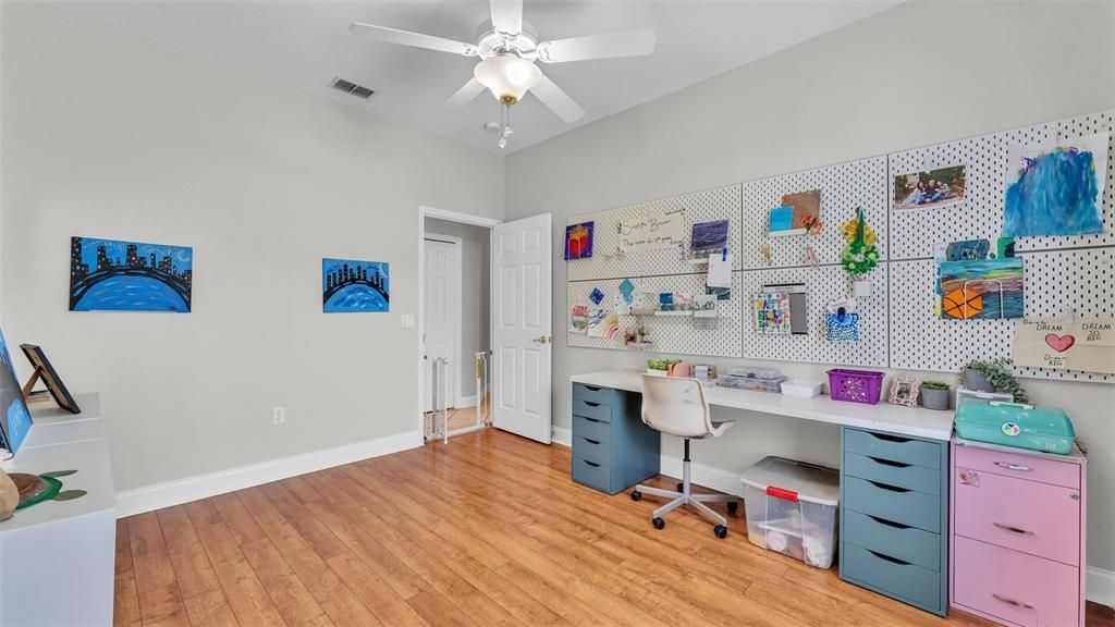 Home Office, Interior, Wood Texture Flooring