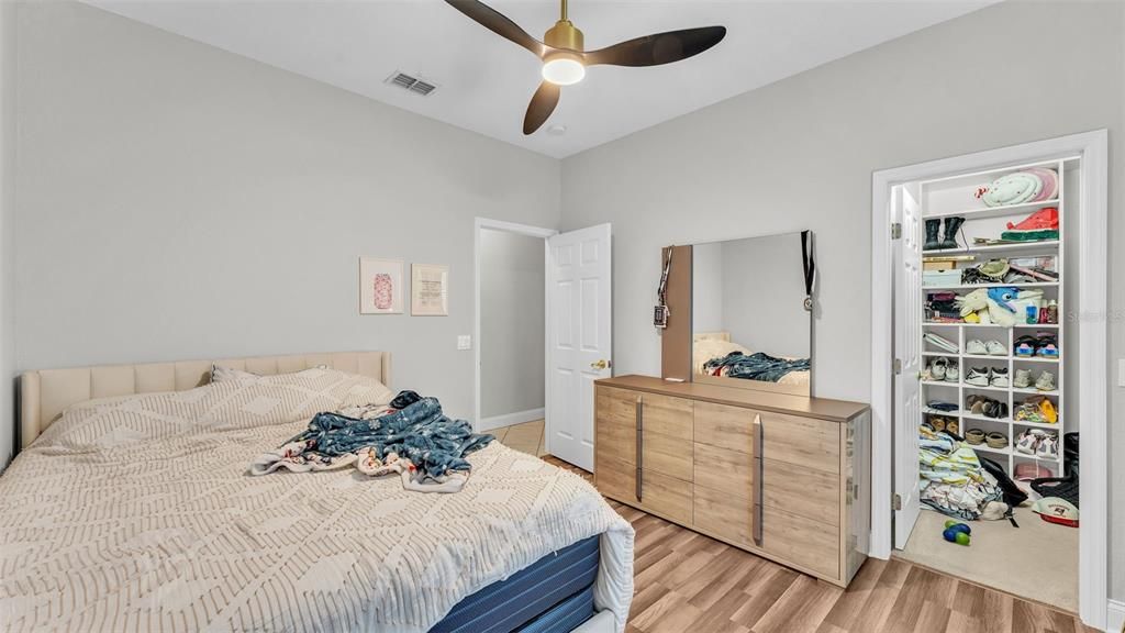 Bedroom, Interior, Wood Texture Flooring
