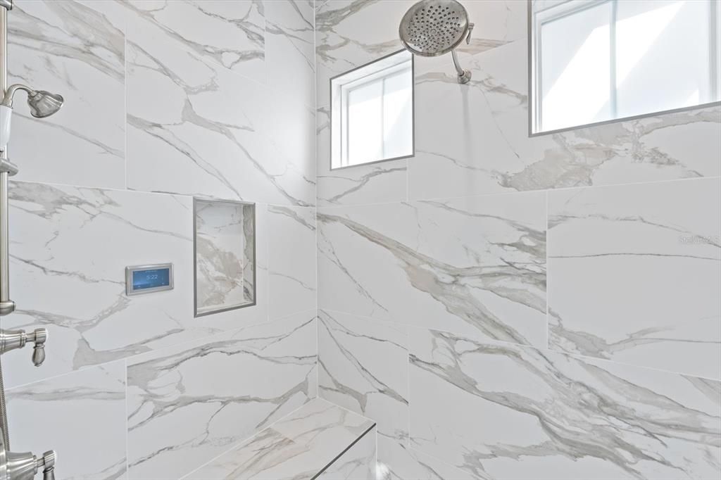 Bathroom, Interior, Marble Walls