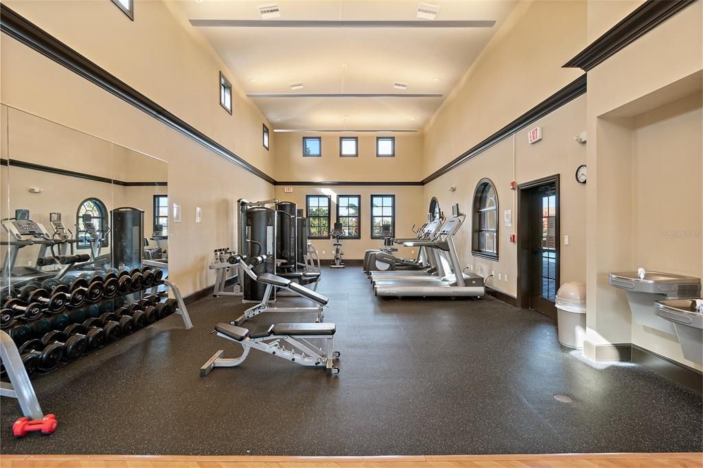 Fitness Equipment, Gym, Interior