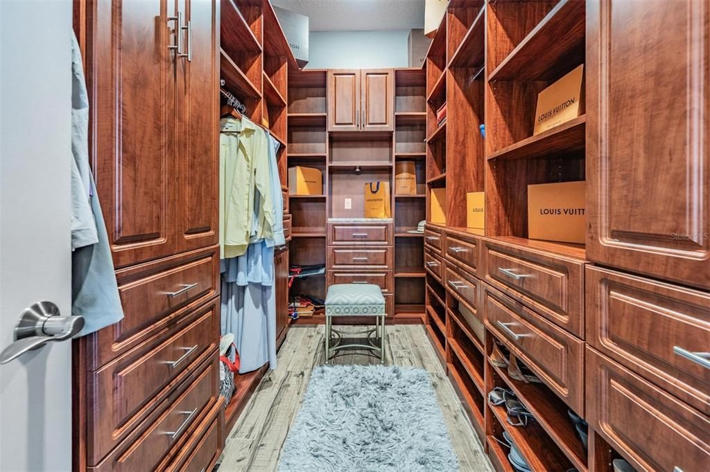 Interior, Walk-in Closets, Wood Texture Flooring