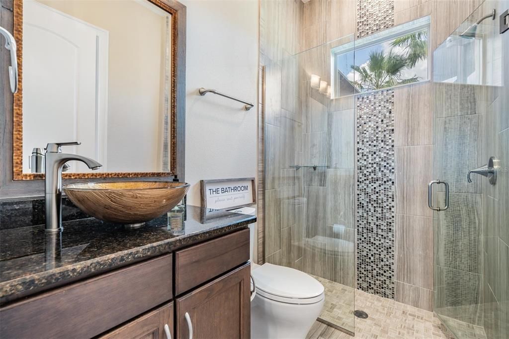 Bathroom, Glass Shower, Interior