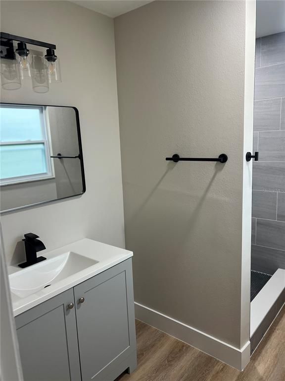 Bathroom, Interior, Wood Texture Flooring