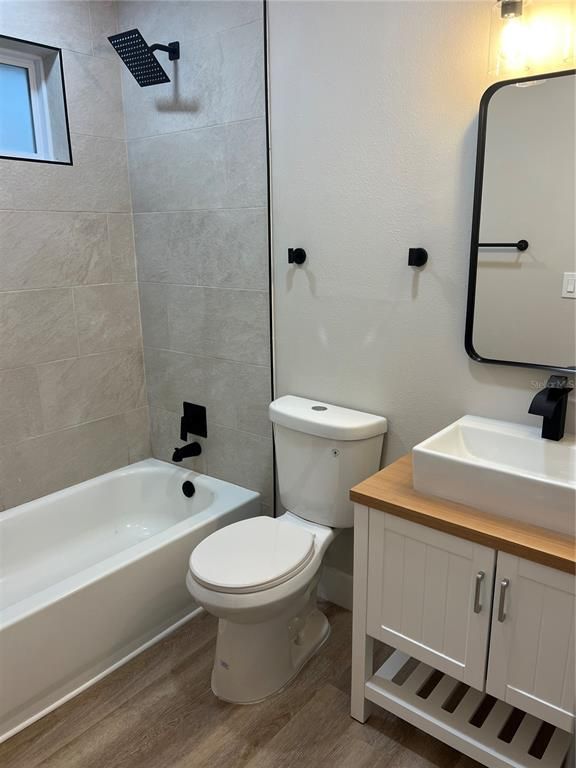 Bathroom, Interior, Wood Texture Flooring