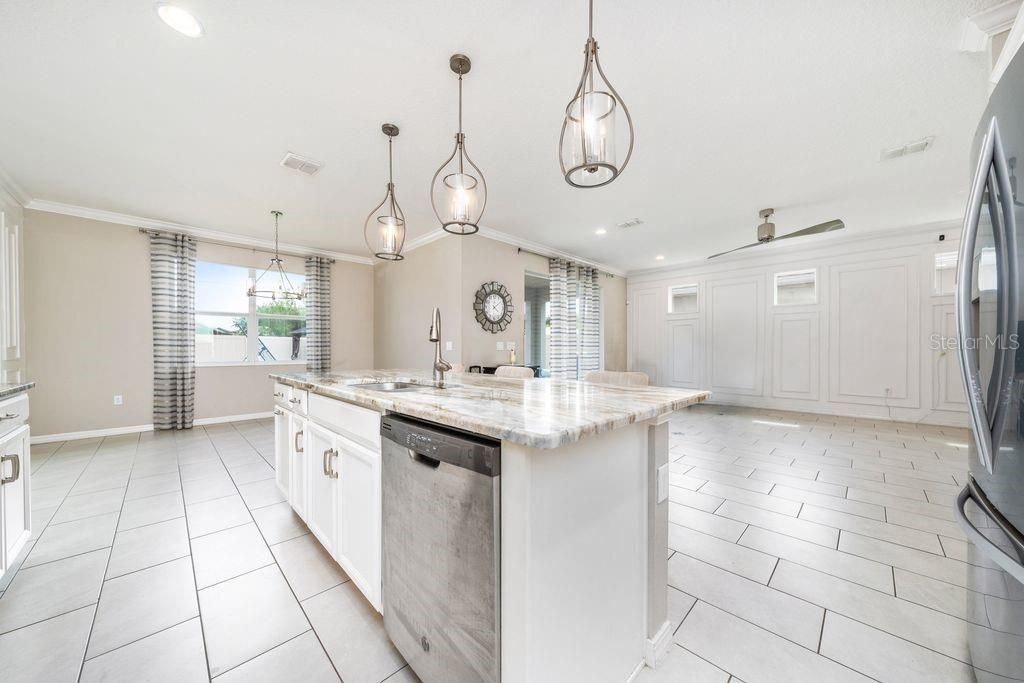 Interior, Kitchen, Pendant Lights, Recessed Lighting