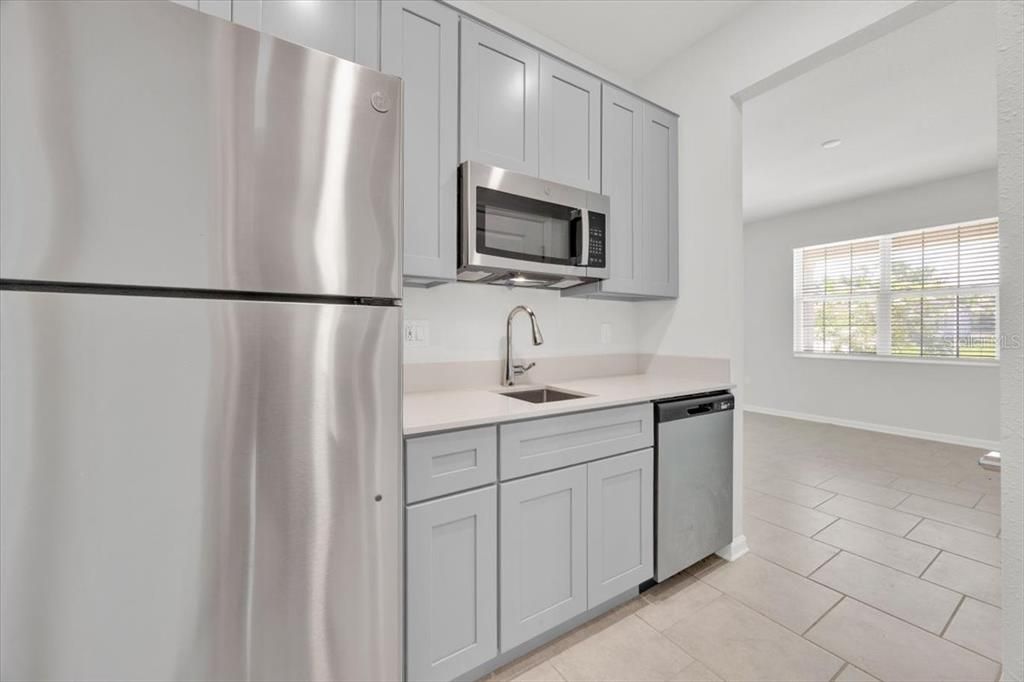 Interior, Kitchen, Recessed Lighting, Stainless Steel Appliances