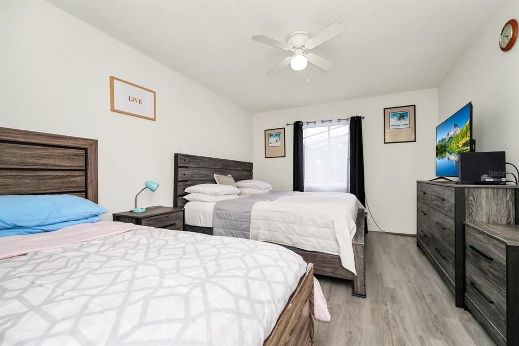 Bedroom, Interior, Wood Texture Flooring