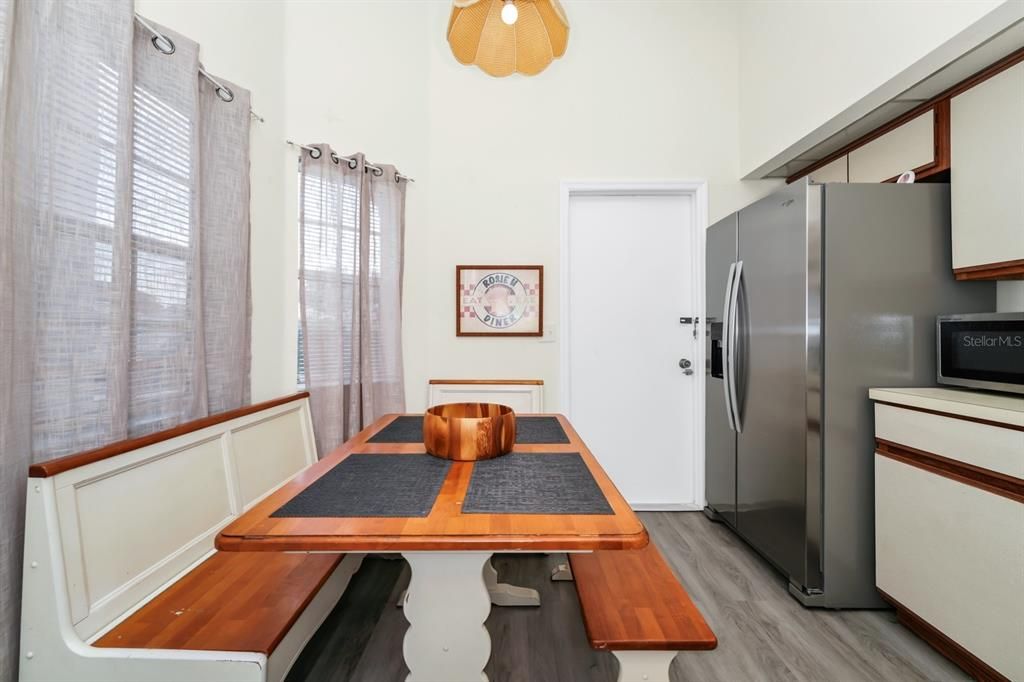 Dining room, Interior, Kitchen, Wood Texture Flooring