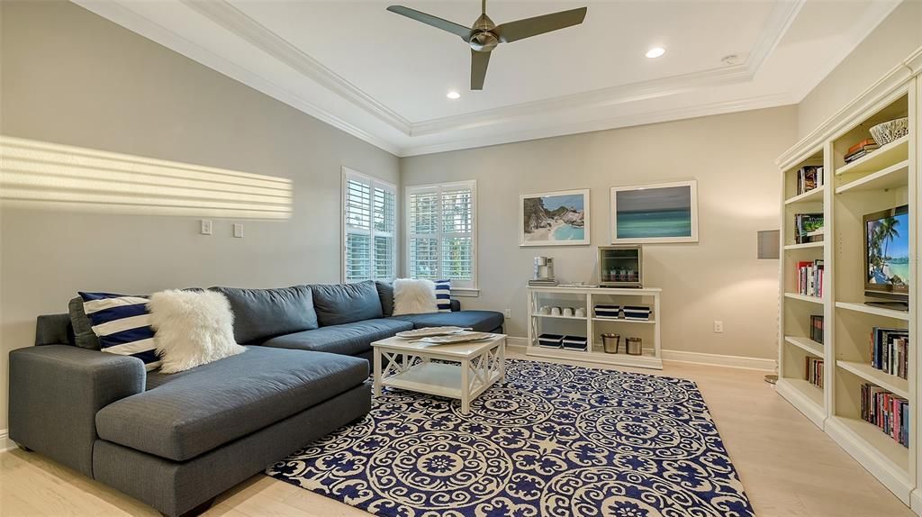 Interior, Living room, Recessed Lighting